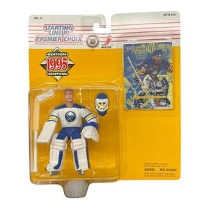 Dominik Hasek Starting Lineup 1995 Buffalo Sabres NHL Action Figure French Card